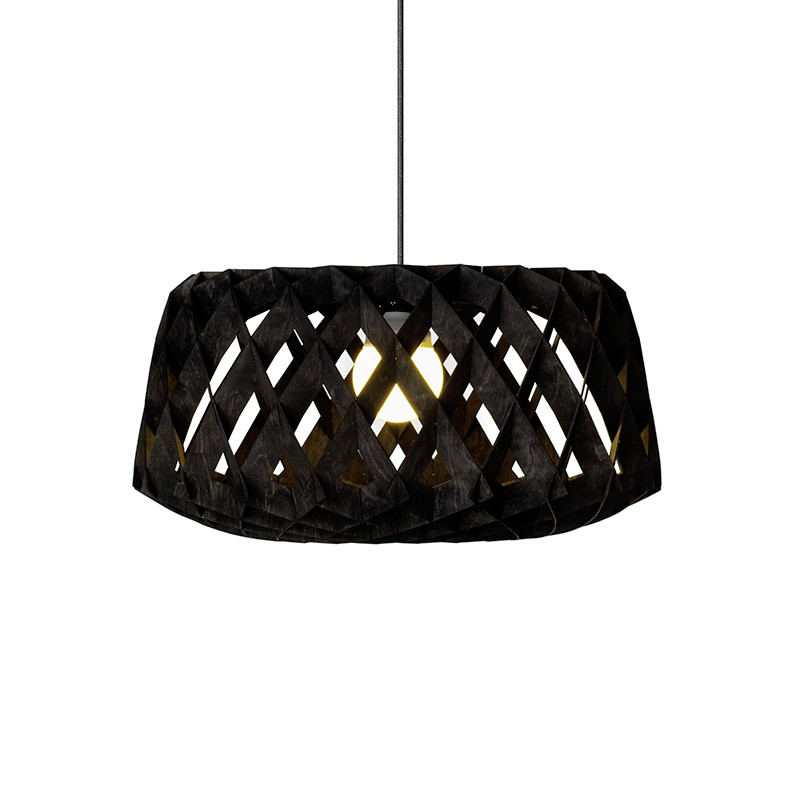 Suspension en bois SIGNATURE Ø60, 4 coloris Pilke